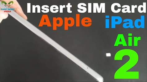 ipad air 2 sim card slot|Apple iPad Air 2 / Air (2014) .